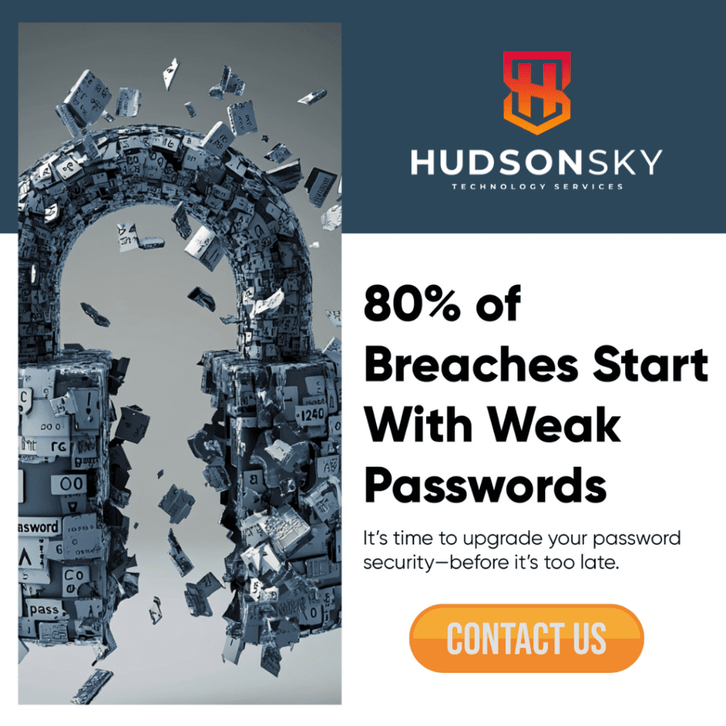 80% of breaches start with weak passwords