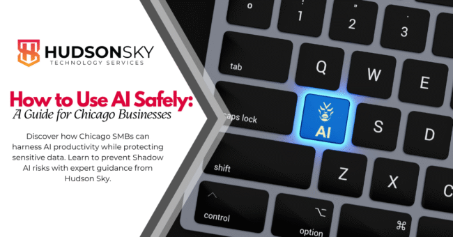 Protect your Chicago business from Shadow AI risks while boosting productivity. Hudson Sky shows you how to implement AI security the right way.